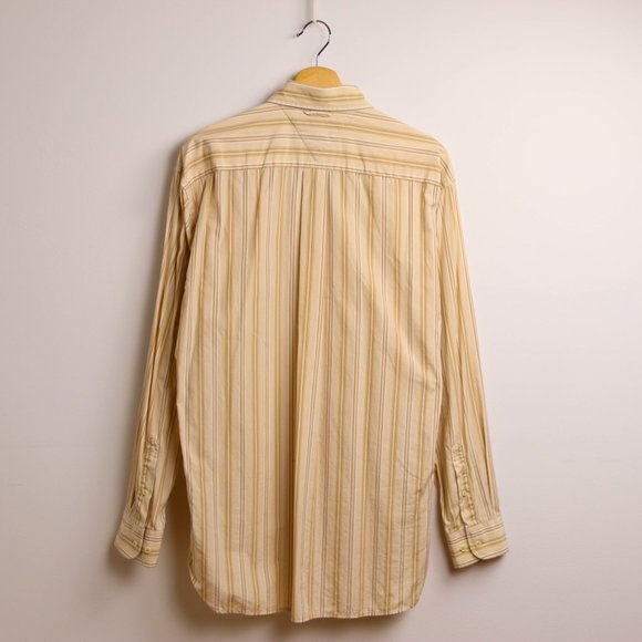 Vintage Tommy Hilfiger Cream Button Up Casual Shirt - Picture 2 of 4